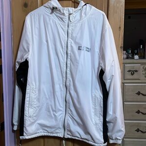 Supra White Mens Windbreaker Jacket size M